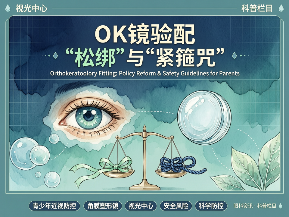 OK镜验配“松绑”与“紧箍咒”:新规下家长如何避开误区,科学防控近视