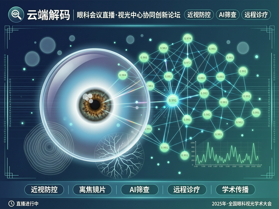 云端解码:眼科会议直播透视离焦镜片与AI筛查在视光中心下沉中的协同创新