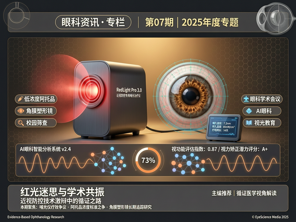 红光迷思与学术共振:近视防控技术激辩中的循证之路