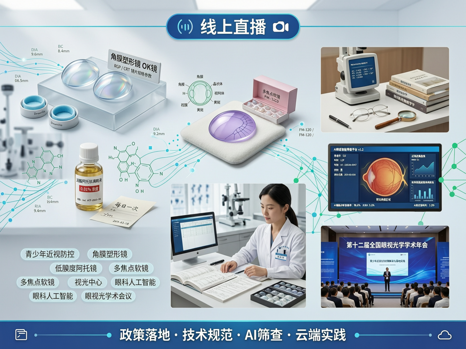 线上直播解码近视防控新生态:政策落地、技术规范与AI筛查的云端实践