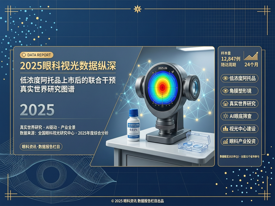 数据报告 | 2025眼科视光数据纵深:低浓度阿托品上市后的联合干预真实世界研究图谱