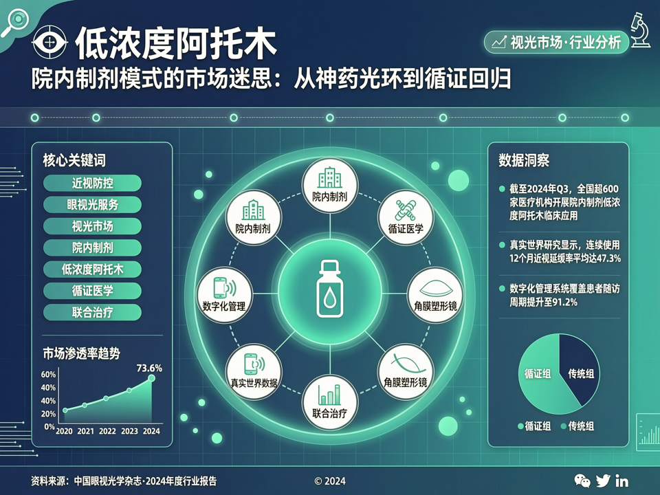 低浓度阿托品“院内制剂”模式的市场迷思:从神药光环到循证回归