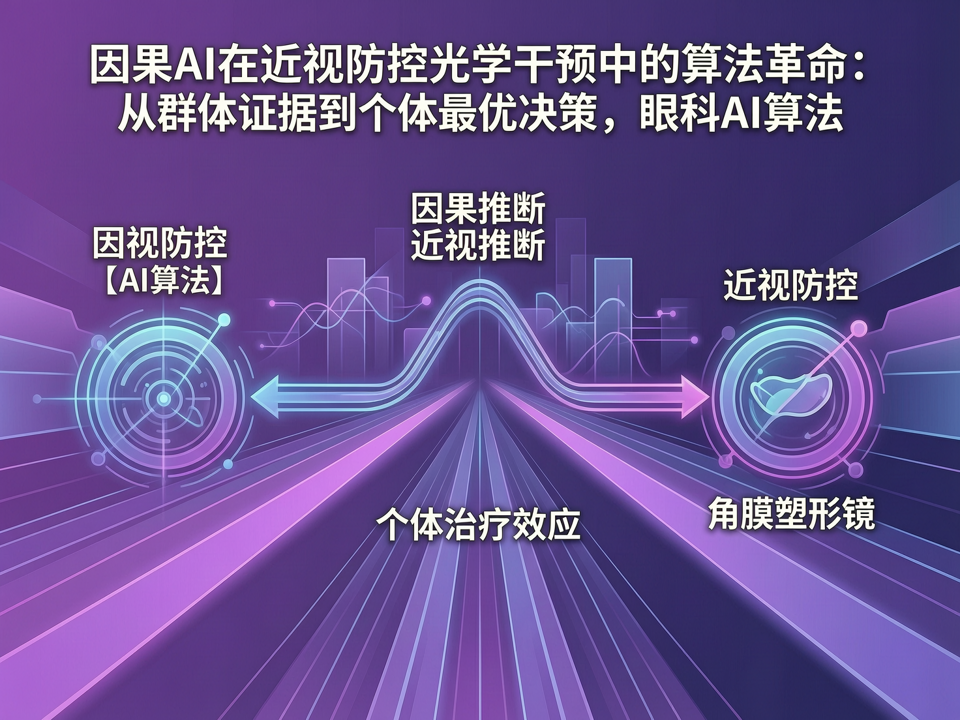 因果AI在近视防控光学干预中的算法革命:从群体证据到个体最优决策