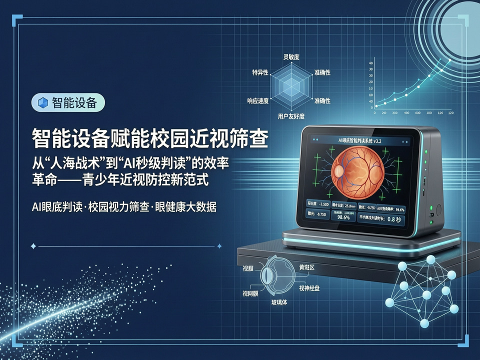 智能设备赋能校园近视筛查:从“人海战术”到“AI秒级判读”的效率革命