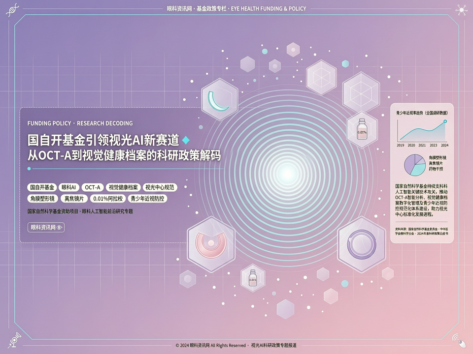 国自然基金引领视光AI新赛道:从OCT-A到视觉健康档案的科研政策解码