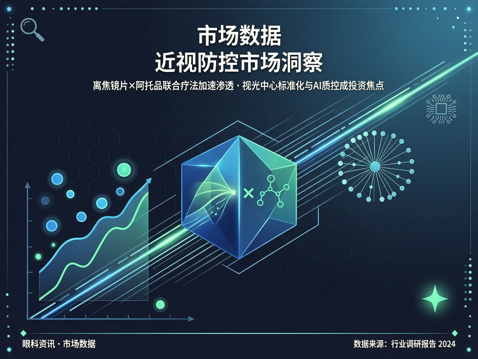 市场数据洞察:离焦镜片联合阿托品方案加速渗透,视光中心标准化与AI质控成投资焦点