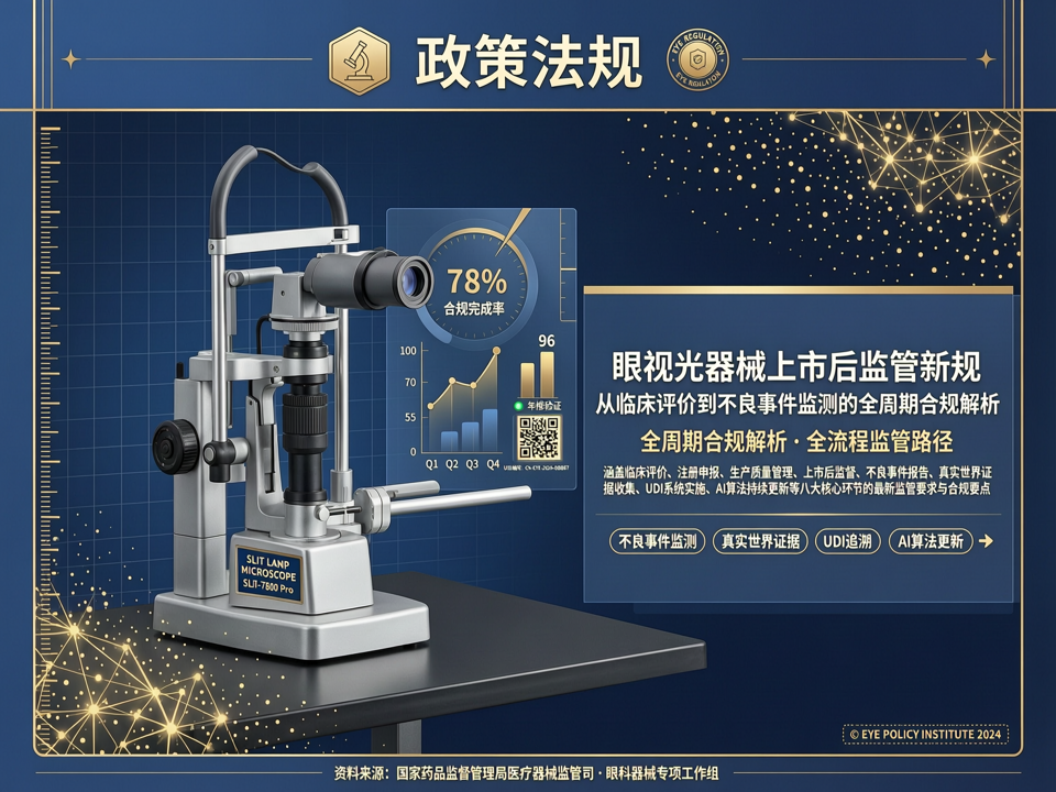 眼视光器械上市后监管新规:从临床评价到不良事件监测的全周期合规解析
