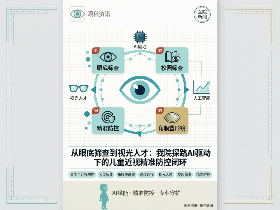 从眼底筛查到视光人才:我院探路AI驱动下的儿童近视精准防控闭环
