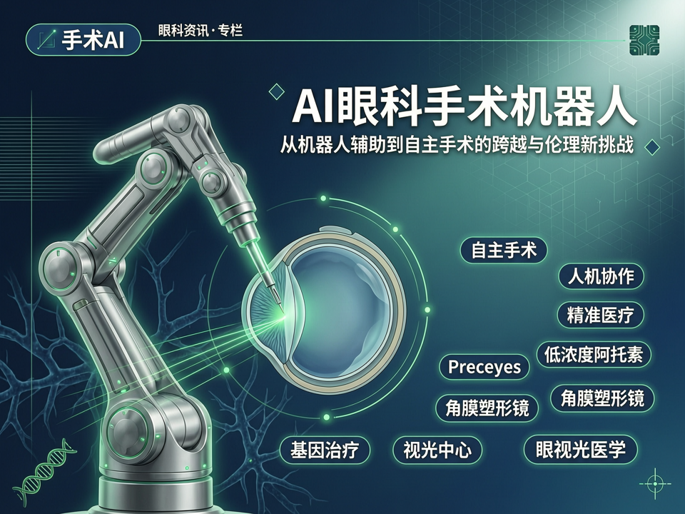 AI眼科手术机器人:从机器人辅助到自主手术的跨越与伦理新挑战