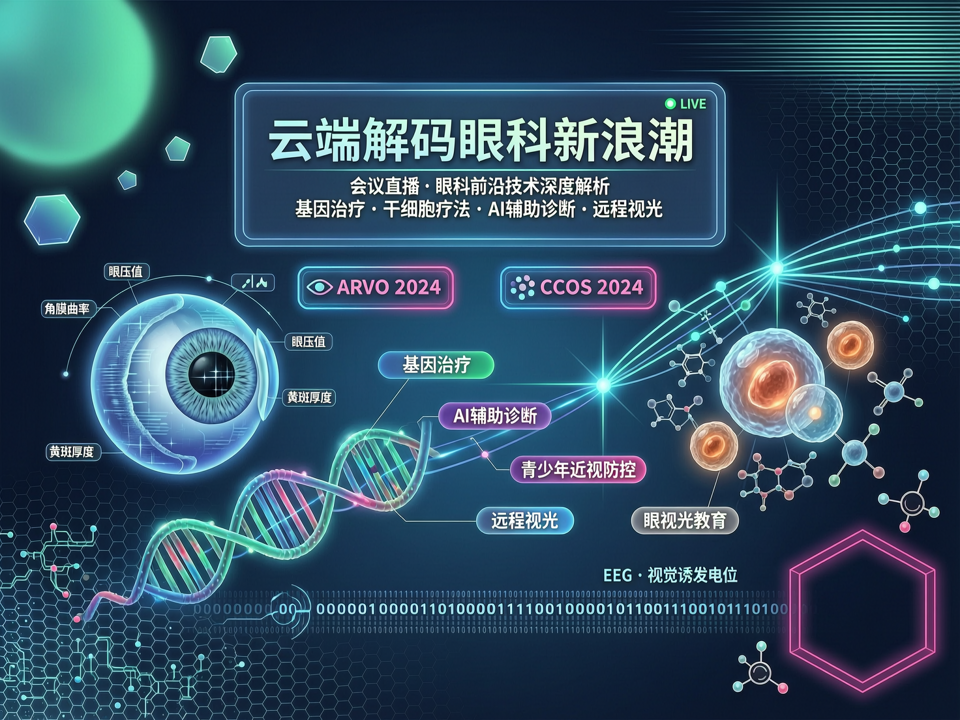 云端解码眼科新浪潮:会议直播聚焦基因治疗与视光中心数字化升级