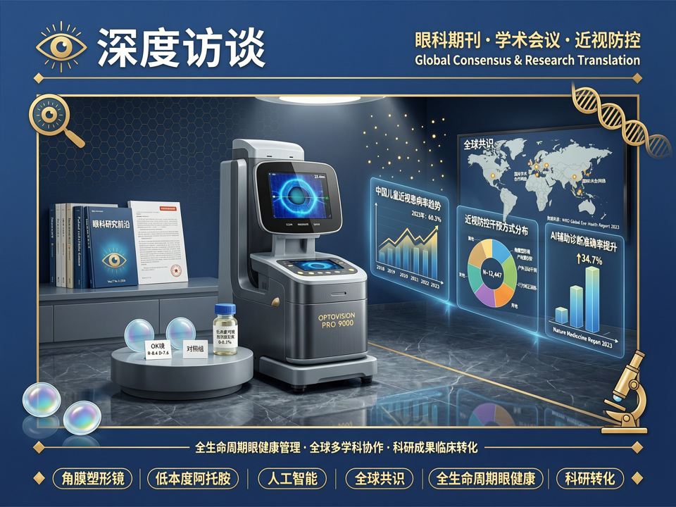 深度访谈 | 近视防控新视界:眼科期刊与学术会议如何推动全球共识与科研转化