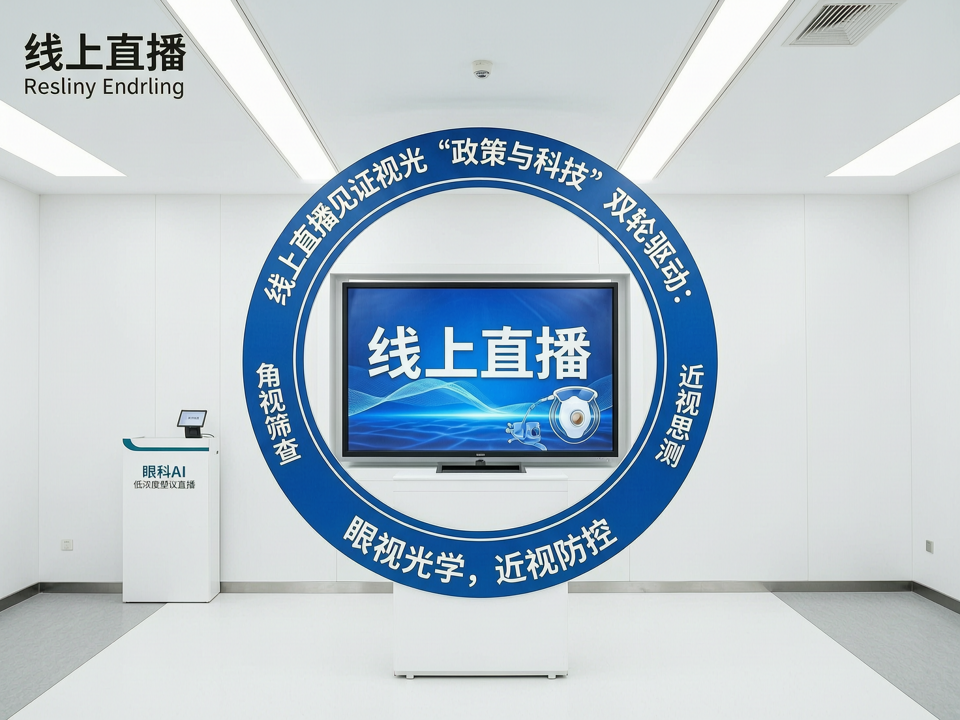 线上直播见证视光“政策与科技”双轮驱动:从角膜塑形镜严管到AI近视预测的云端思辨