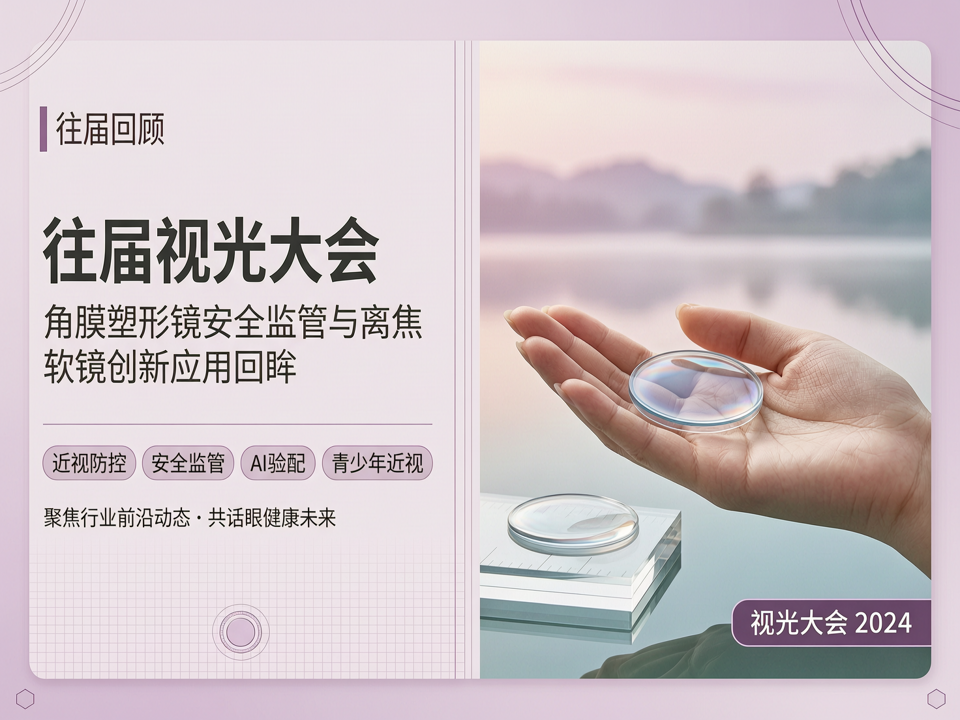 往届视光大会中的角膜塑形镜安全监管与离焦软镜创新应用回眸