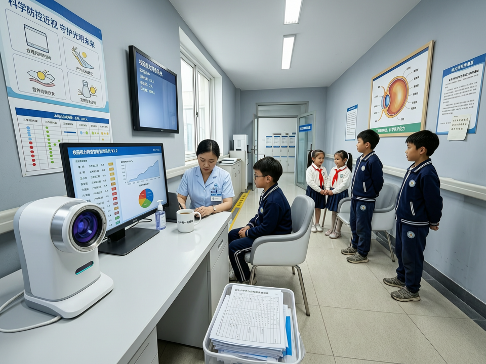 AI辅助校园视力筛查:从影像标准化到电子档案智能化管理的实践路径与挑战