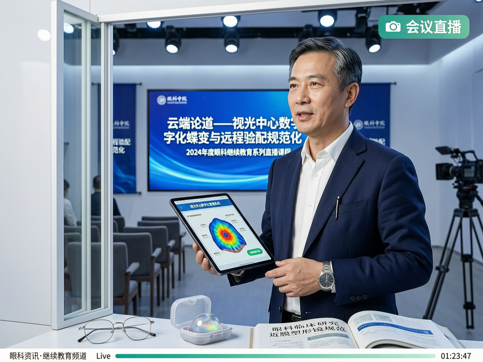 云端论道:会议直播深度聚焦视光中心数字化蝶变与远程验配规范化