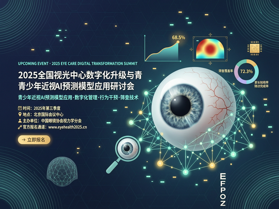 2025全国视光中心数字化升级与青少年近视AI预测模型应用研讨会