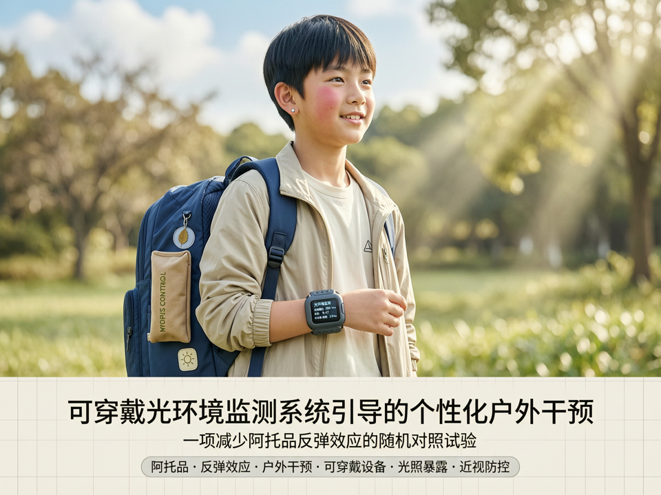 可穿戴光环境监测系统引导的个性化户外干预:一项减少阿托品反弹效应的随机对照试验