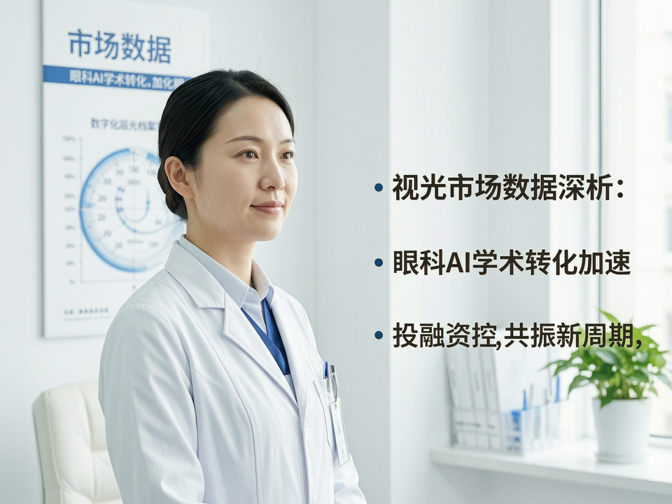 视光市场数据深析:眼科AI学术转化加速,视光中心标准化与投融资热度共振新周期