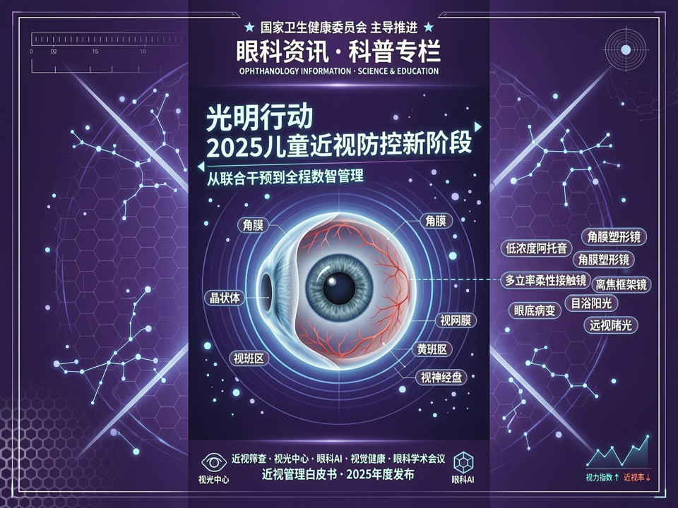 2025儿童近视防控“光明行动”新阶段:从联合干预到全程数智管理
