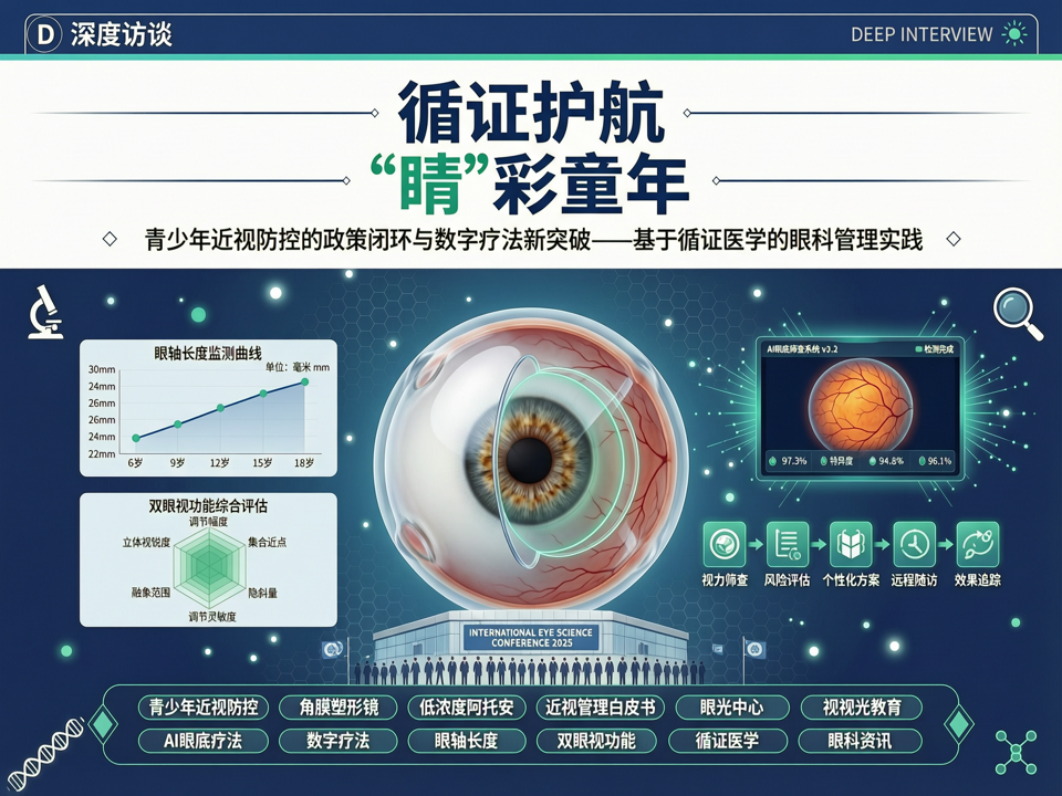 深度访谈 | 循证护航“睛”彩童年:青少年近视防控的政策闭环与数字疗法新突破