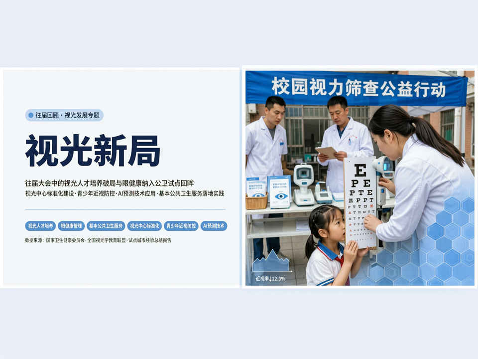 视光新局:往届大会中的视光人才培养破局与眼健康纳入公卫试点回眸