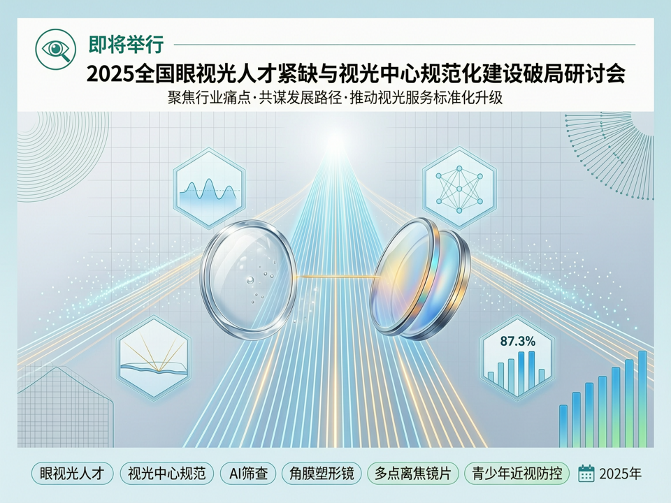 2025全国眼视光人才紧缺与视光中心规范化建设破局研讨会