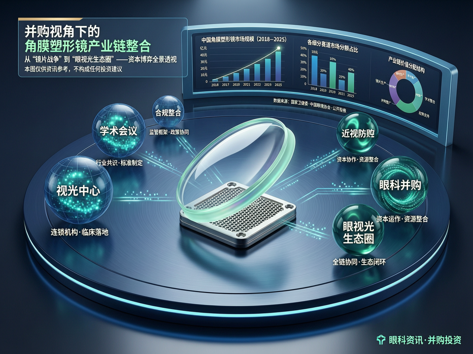 并购视角下的角膜塑形镜产业链整合:从“镜片战争”到“眼视光生态圈”资本博弈