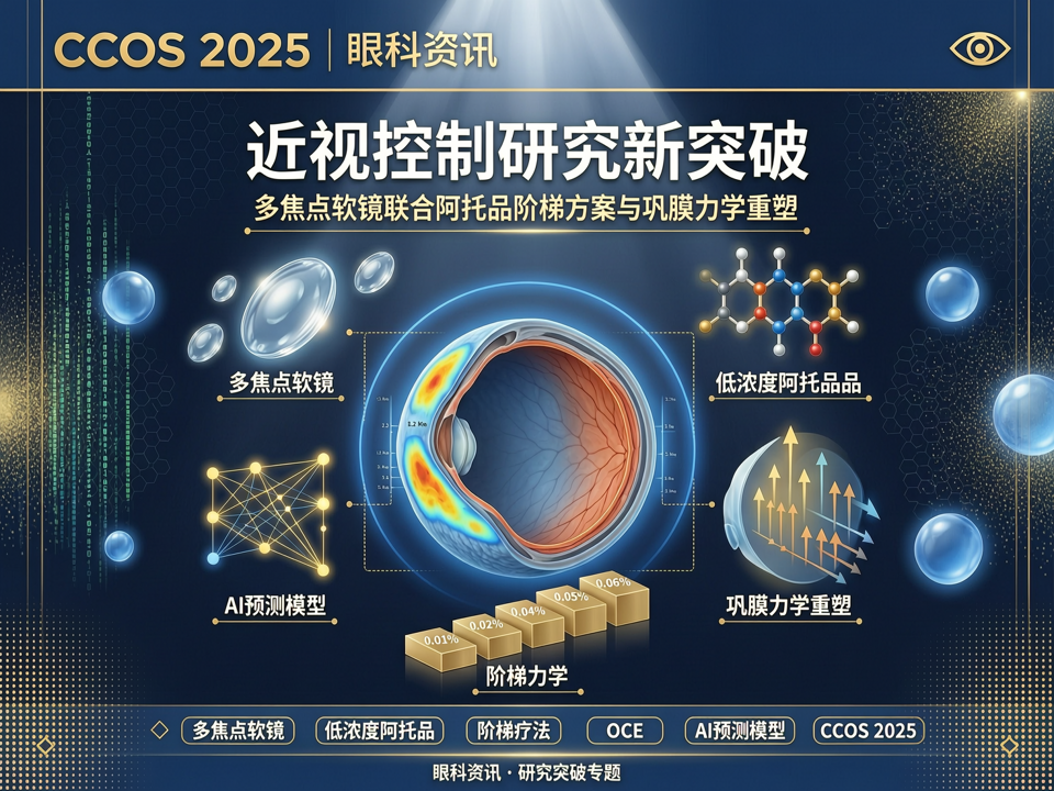 多焦点软镜联合阿托品阶梯方案与巩膜力学重塑:近视控制研究新突破