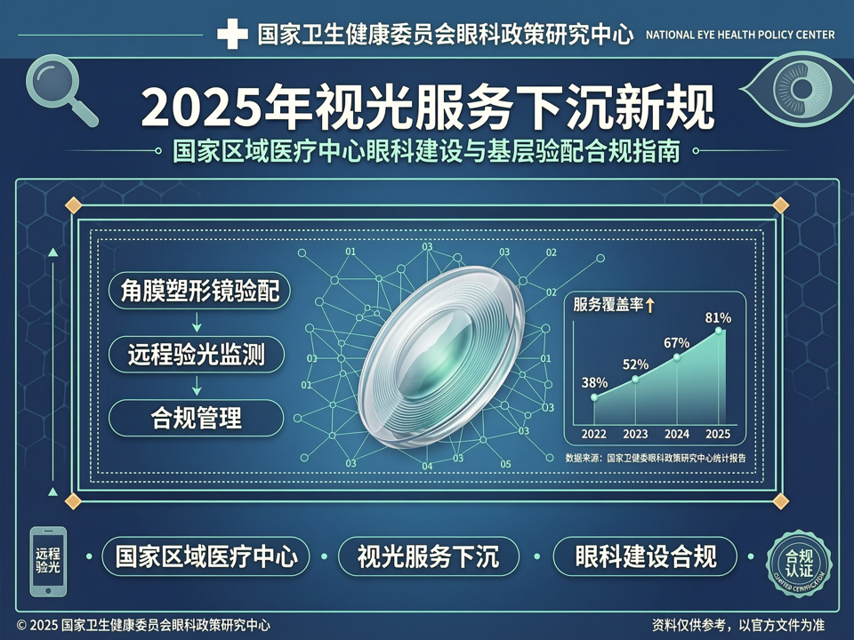 2025年视光服务下沉新规:国家区域医疗中心眼科建设与基层验配合规指南