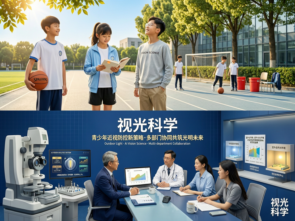 户外光照与多部门协同:视光科学新策略减缓青少年近视井喷