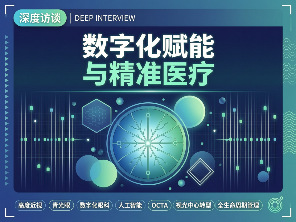 深度访谈 | 数字化赋能与精准医疗:眼视光前沿技术如何重塑青光眼与近视的联合管理