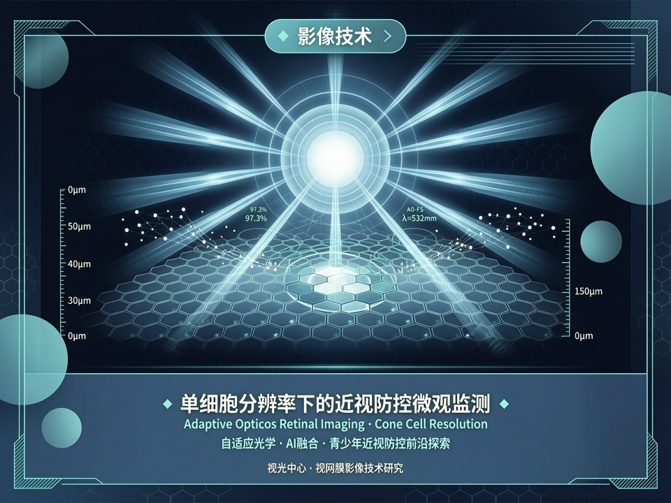 自适应光学视网膜成像:单细胞分辨率下的近视防控微观监测与前沿探索