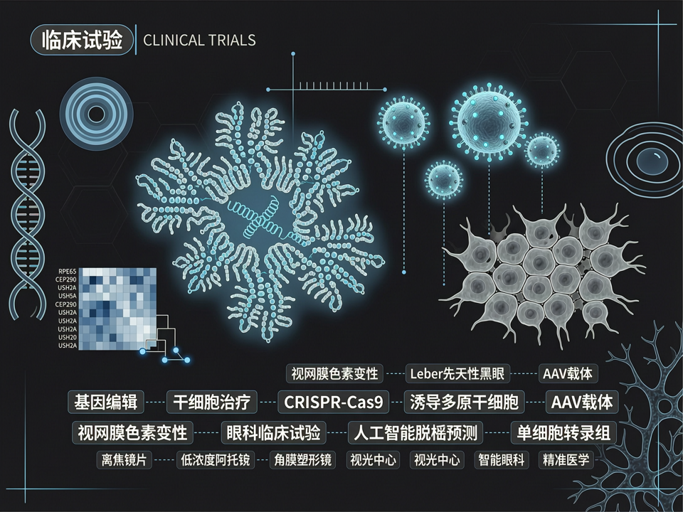 基因编辑与干细胞治疗遗传性眼病:临床试验中的精准医学新突破