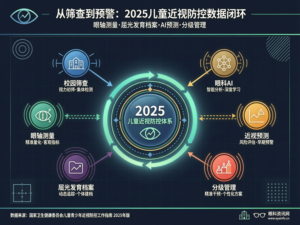 从“校园筛查”到“AI预警”:2025儿童近视防控的“数据闭环”如何筑起第一道防线