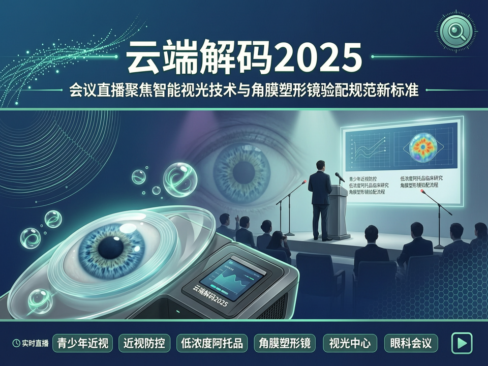 云端解码2025:会议直播聚焦智能视光技术与角膜塑形镜验配规范新标准