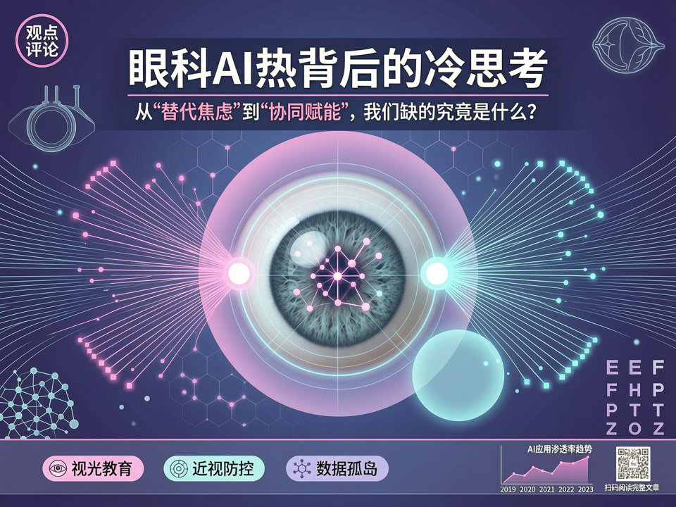 眼科AI热背后的冷思考:从“替代焦虑”到“协同赋能”,我们缺的究竟是什么?