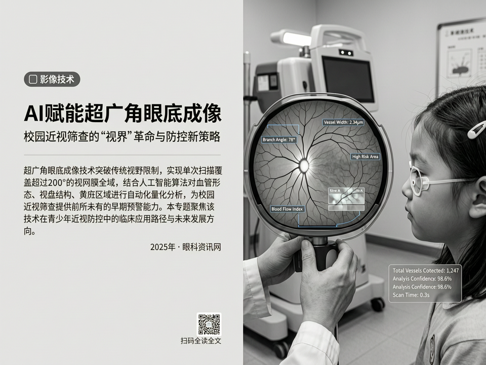 AI赋能超广角眼底成像:校园近视筛查的“视界”革命与防控新策略