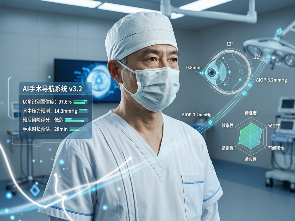 AI手术导航新篇章:深度学习赋能青光眼微创手术实时决策与预后预测