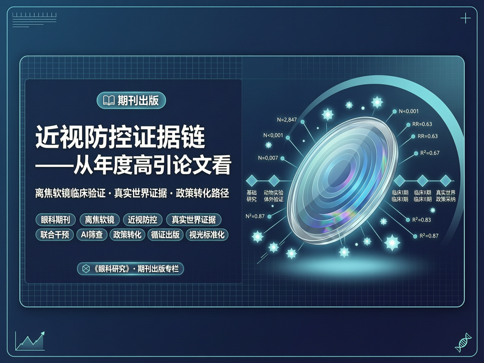 期刊出版视域下的近视防控证据链:从年度高引论文看离焦软镜临床验证与政策转化