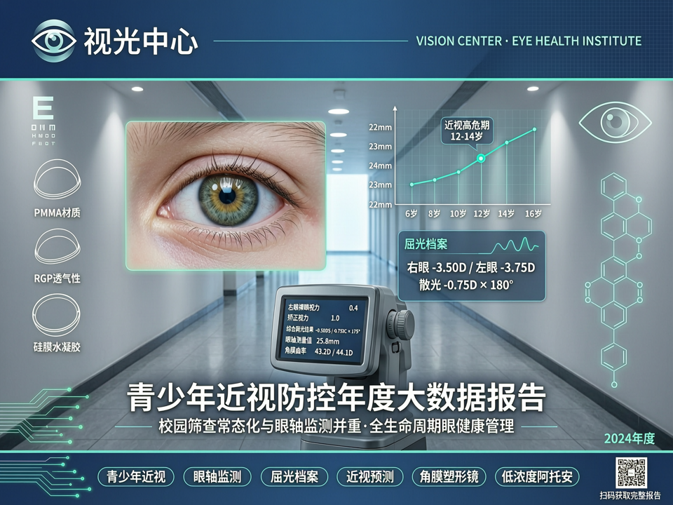 校园筛查常态化与眼轴监测并重,我院视光中心发布青少年近视防控年度大数据报告