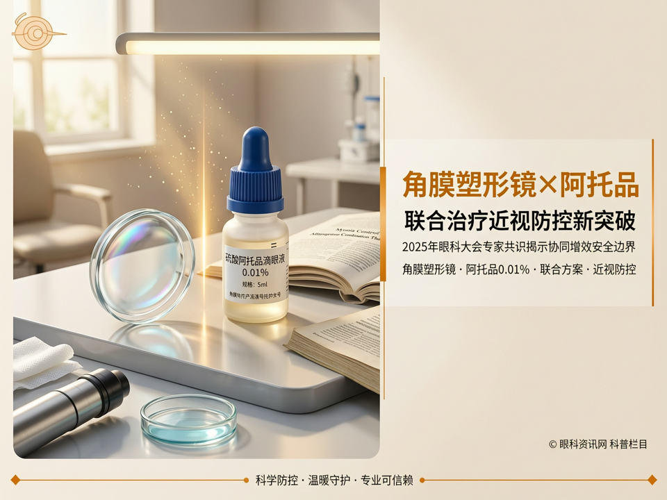 角膜塑形镜与阿托品“协同作战”:2025眼科大会揭示联合治疗的安全边界与增效秘钥