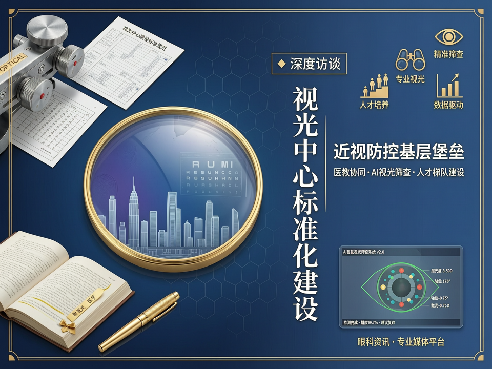 深度访谈 | 视光中心标准化建设与专业人才荒:如何打造近视防控的“基层堡垒”