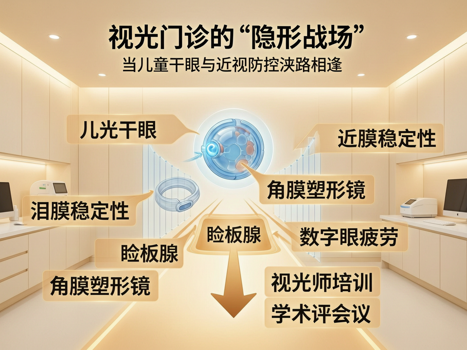 视光门诊的“隐形战场”:当儿童干眼与近视防控狭路相逢