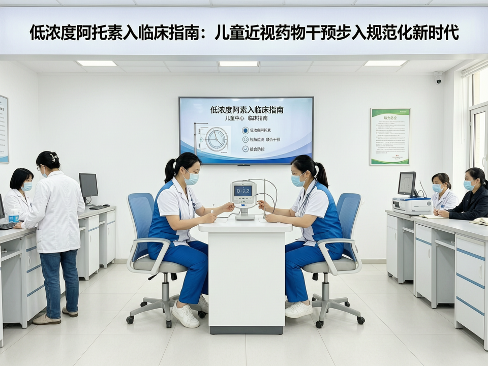 低浓度阿托品入临床指南:儿童近视药物干预步入规范化新时代