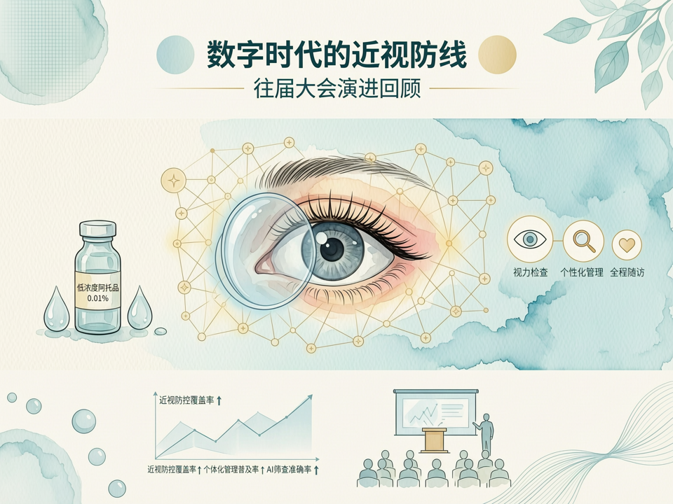 数字时代的近视防线:往届大会中的人工智能筛查与角膜塑形镜个体化管理演进