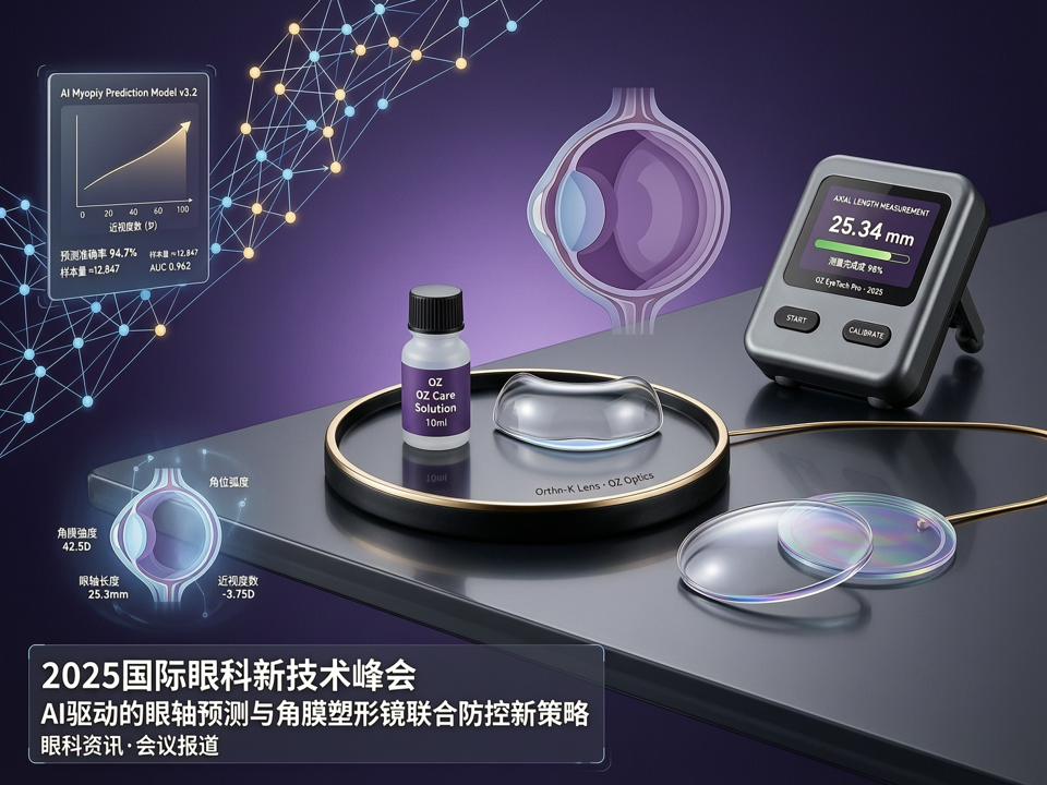 2025国际眼科新技术峰会:AI驱动的眼轴预测与角膜塑形镜联合防控新策略