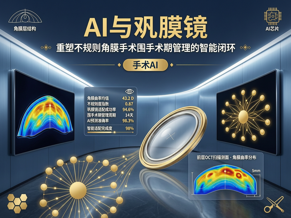 AI与巩膜镜:重塑不规则角膜手术围手术期管理的智能闭环