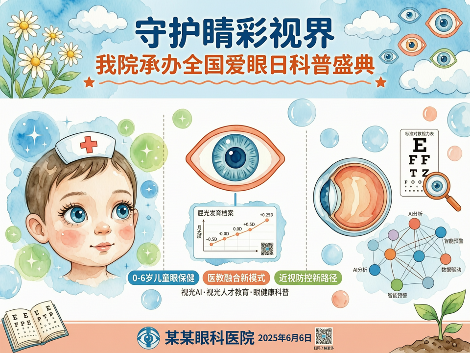 守护睛彩视界:我院承办全国爱眼日科普盛典并启动0-6岁儿童眼保健医教融合新模式