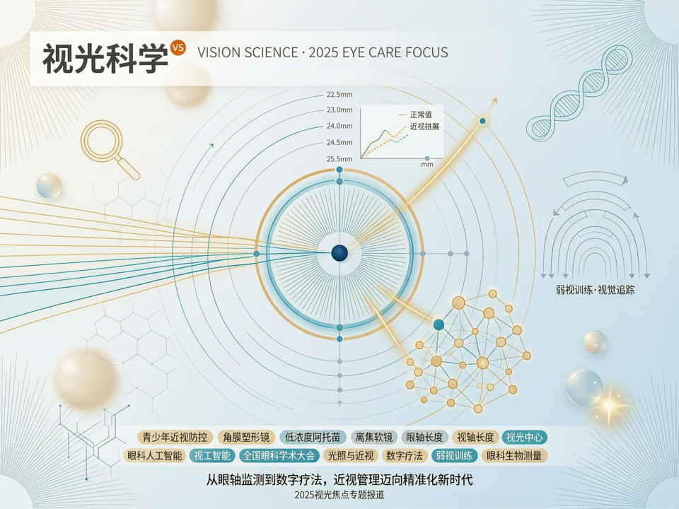 2025视光焦点:从眼轴监测到数字疗法,近视管理迈向精准化新时代