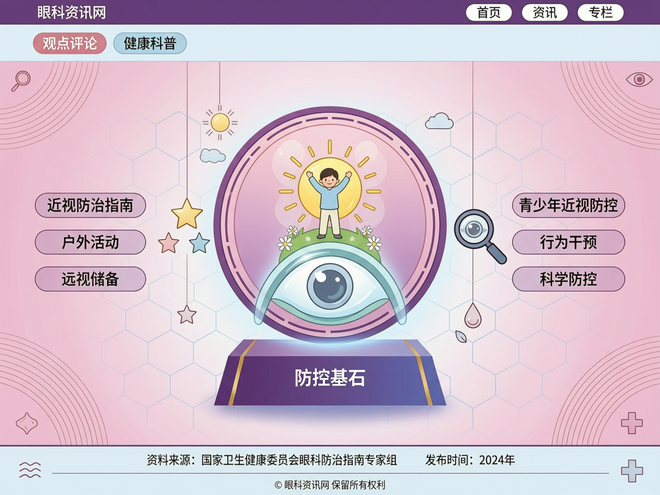 新版近视防治指南发布:户外活动与远视储备为何成为防控的“压舱石”?